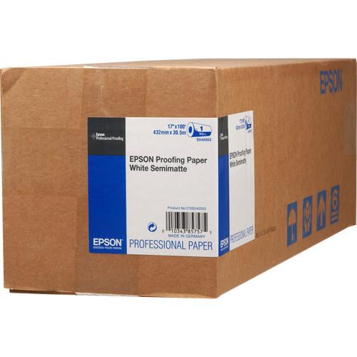 Epson Proofing White Semimatte Inkjet Paper