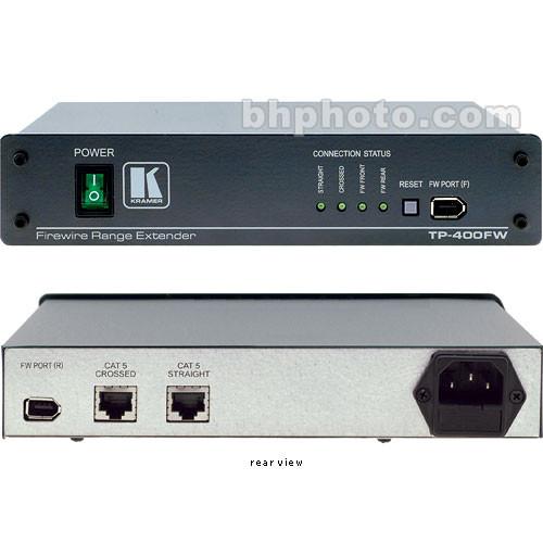 Kramer TP-400W FireWire to Twisted Pair Transmitter Receiver Range Extender