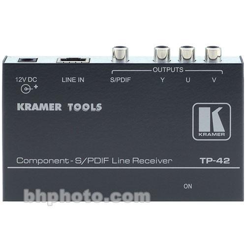 Kramer TP42 Component YUV Video and S PDIF Audio Long-Range Receiver Over Network Cable
