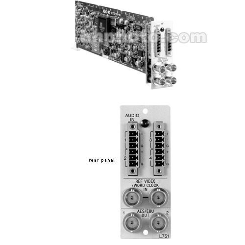 Sony BKPF-L751 Analog Audio to AES EBU Conversion Board for PFV-L10 19" Rack Mountable Compact Interface Unit