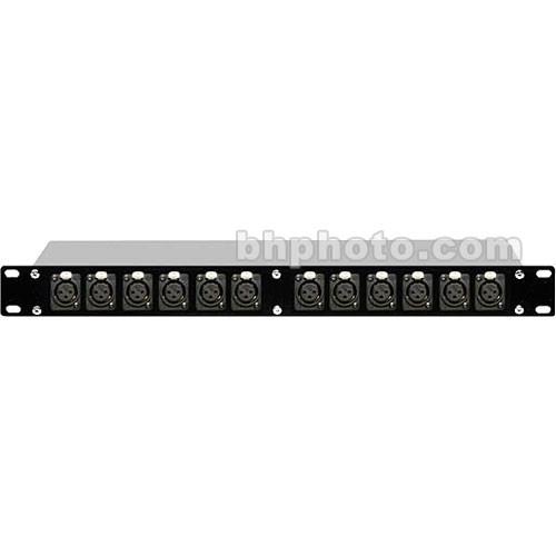 TecNec DPB-XLR1 Digital Patchbay, Twelve, XLR Female, Rear Panel XLR Male Connection