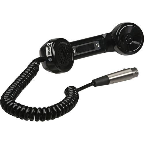 Telex HS-6A - Telephone-Style Handset for Intercoms with Push-to-Talk Switch - Black