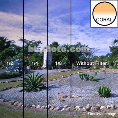 Tiffen 3 x 3" 1 8 Coral Soft-Edge Graduated Filter