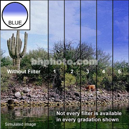 Tiffen 4 x 5.65" Blue 3 Hard Edge Graduated Filter