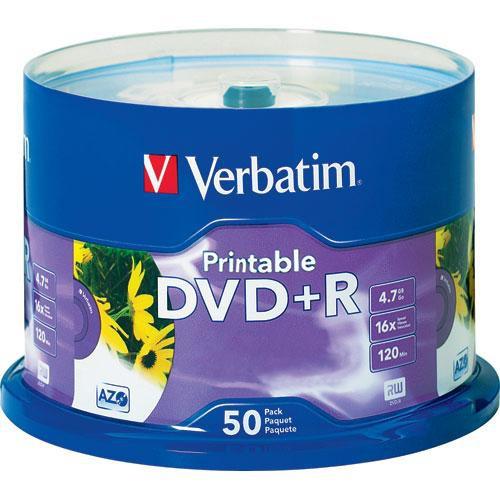 Verbatim DVD R White Inkjet Printable
