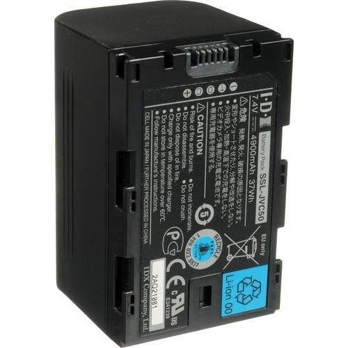 JVC SSL-JVC50 7.4V IDX Lithium-Ion Battery for JVC Camcorders