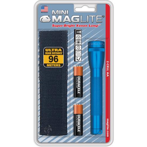 Maglite Mini Maglite 2-Cell AA Flashlight with Holster