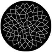 Rosco Standard Black and White Glass Spectrum Gobo #81157 Dream Catcher Glass