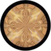 Rosco Standard Color Glass Spectrum Gobo #86739 Quicksilver Gold