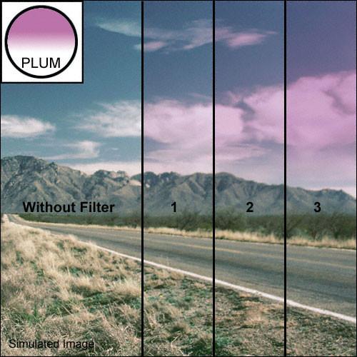 Tiffen 4 x 4" 3 Plum Soft-Edge Graduated Filter
