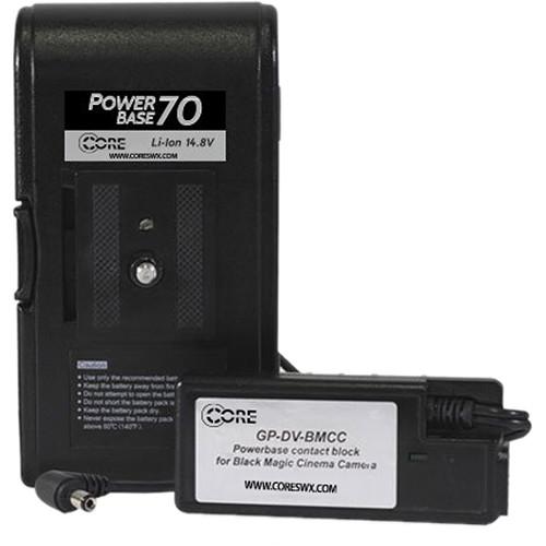 Core SWX PowerBase 70 Battery for Blackmagic Cinema Camera