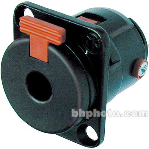 Neutrik NJ3FP6CBAG Locking Chassis-Mount Female Stereo Phone Connector- Black