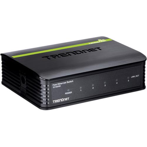 TRENDnet 5-Port 10 100 Mbps Fast Ethernet Switch