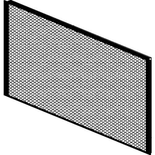 DeSisti Eggcrate for De Lux 2x55W Fluorescent Fixture - Black, Medium, 1 2"