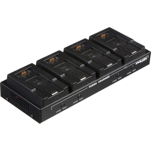 Dolgin Engineering TC40 Four-Position Simultaneous Battery Charger for Panasonic VBD58, VBR118G, VBR89G, VBR59P, and D54