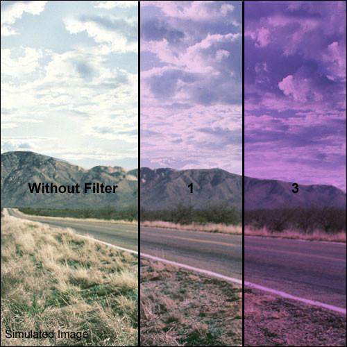 Formatt Hitech 6.6x6.6" Solid Color Lavender 1 Schott-Desag B270 Crown Optical Glass Filter