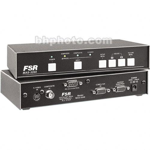 FSR MAS-3200 Scaler Switcher Scan Converter - Composite, Y C to VGA, NTSC PAL