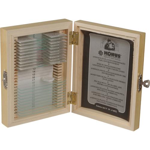 Konus #4952 Environment Slide Set: Animals and Plants Damaged by Pollution