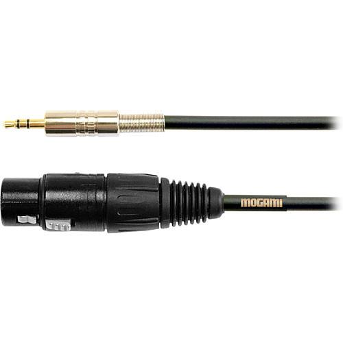 Mogami Gold Stereo Mini Male to 3-Pin XLR Female Microphone Cable - 1.5