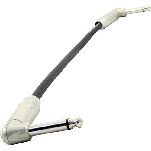 Pro Co Sound Excellines Series 1 4" Phone Angled Male to 1 4" Phone Angled Male Instrument Cable - 3
