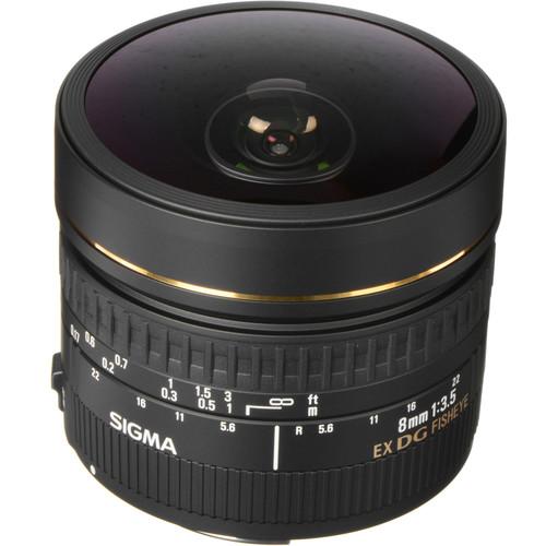 Sigma 8mm f 3.5 EX DG Circular Fisheye Lens for Canon EF