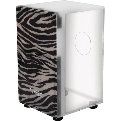 Tycoon Percussion Clear Acrylic Body Premium Fiberglass Frontplate Cajon