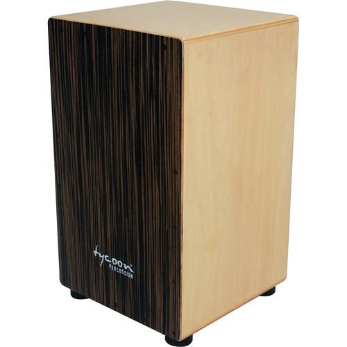 Tycoon Percussion Ebony Frontplate Siam Oak Body Box Cajon