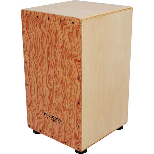 Tycoon Percussion Hand-Painted Siam Oak Frontplate Siam Oak Body Box Cajon
