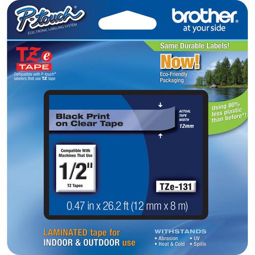 Brother TZe131 Laminated Tape for P-Touch Labelers