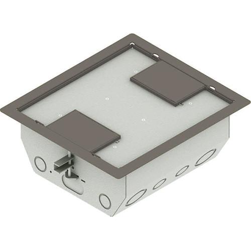 FSR RFL4.5-Q1G-CLYDD Carpet Trim Cover- Dual Door- 4.69" Deep Floor Box