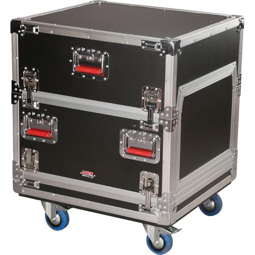 Gator Cases 14U Top & 6U Bottom G-Tour ATA Console Wood Flight Rack Case