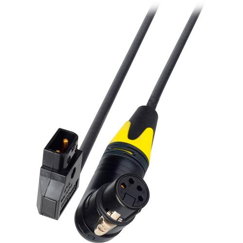 Laird Digital Cinema PowerTap Male to Right Angle 4-Pin XLR Female Power Cable