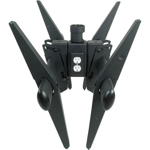 Premier Mounts Elliptical Universal Dual Flat Panel Ceiling Mount