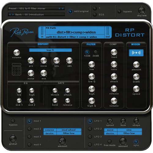 Rob Papen RP-Distort - Distortion and Effects Plug-In