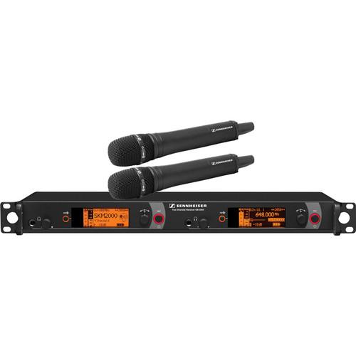 Sennheiser 2000 Series Dual Handheld Wireless Microphone System
