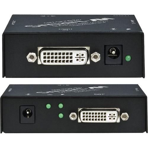 Smart-AVI DVX-200-PROS DVI-D CAT6 STP Extender with Super Reclocking