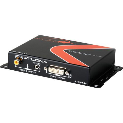 Atlona DVI with Analog Digital Audio to HDMI Converter and Embedder