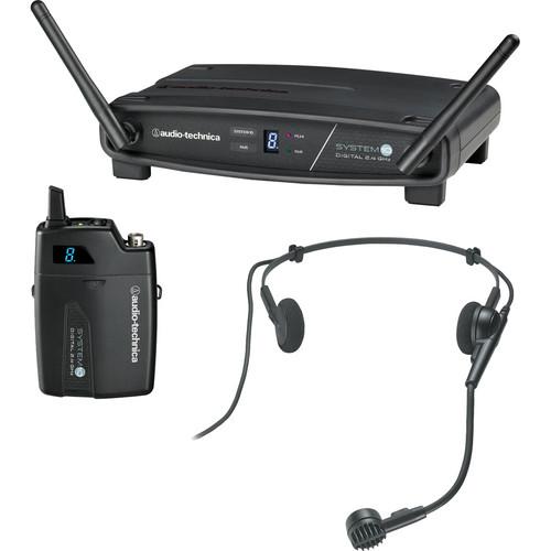 Audio-Technica ATW-1101 H System 10 Digital Wireless Headworn Dynamic Microphone Set