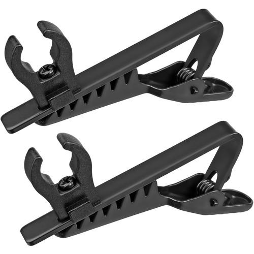Auray Tie Clips for Polsen OLM-10 & OLM-20 Lavalier Microphone