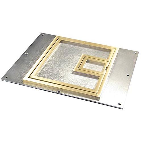 FSR FL-710-BSQ-C Cover with 1 4" Square Brass Flange