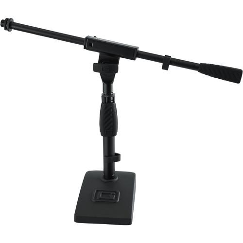 Gator Cases Frameworks Kick Drum Amplifier Compact Mic Stand with Single-Section Boom