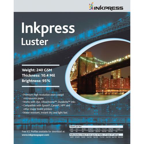 Inkpress Media RC Luster Paper for Inkjet