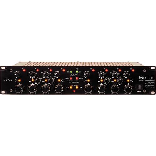 Millennia NSEQ-4 2-Channel Class A Discrete Solid State Parametric Equalizer