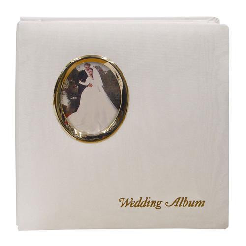 Pioneer Photo Albums WF5781-GT Oval Framed Wedding Album