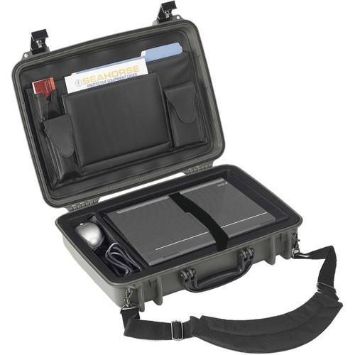 Seahorse 710CC Laptop Computer Case with Lid Organizer and Laptop Tray