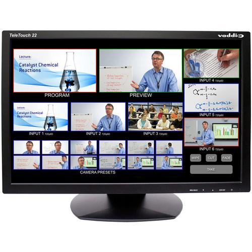 Vaddio TeleTouch HD Touch Screen LCD Monitor with Base