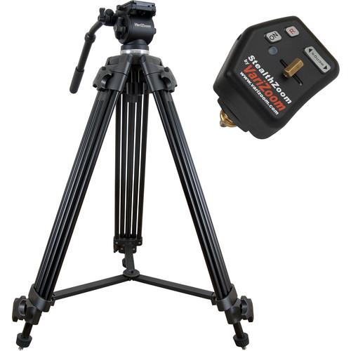 VariZoom VZ-TK75A Video Tripod System & VZ-Stealth Lens Control Kit
