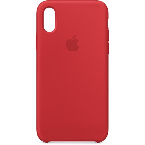 Apple iPhone Xs Silicone Case RED