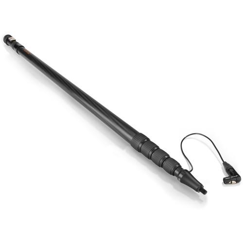 Auray CFP-512R Carbon Fiber Telescoping Boom Pole with Internal Cable & Side Exit XLR Base