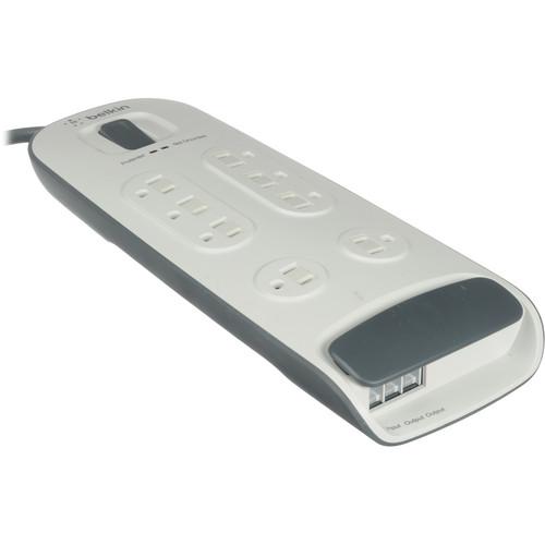 Belkin 8-outlet Surge Protector with 6 ft Power Cord with Telephone Protection